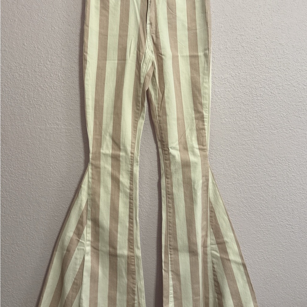 Striped Flare Pants